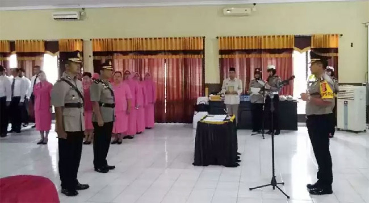 Sertijab Wakapolres Lubuklinggau Berlangsung Khidmat