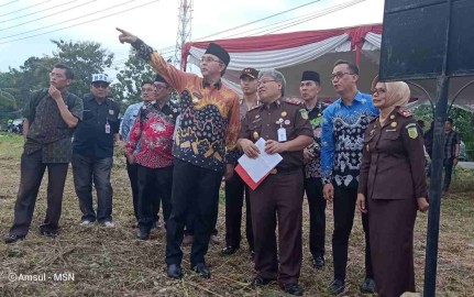 Kajati Tinjau Lokasi Bakal Gedung Kejari Mura