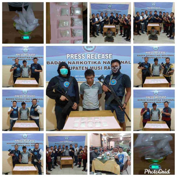 BNN Gabungan Amankan 876 Gram Sabu