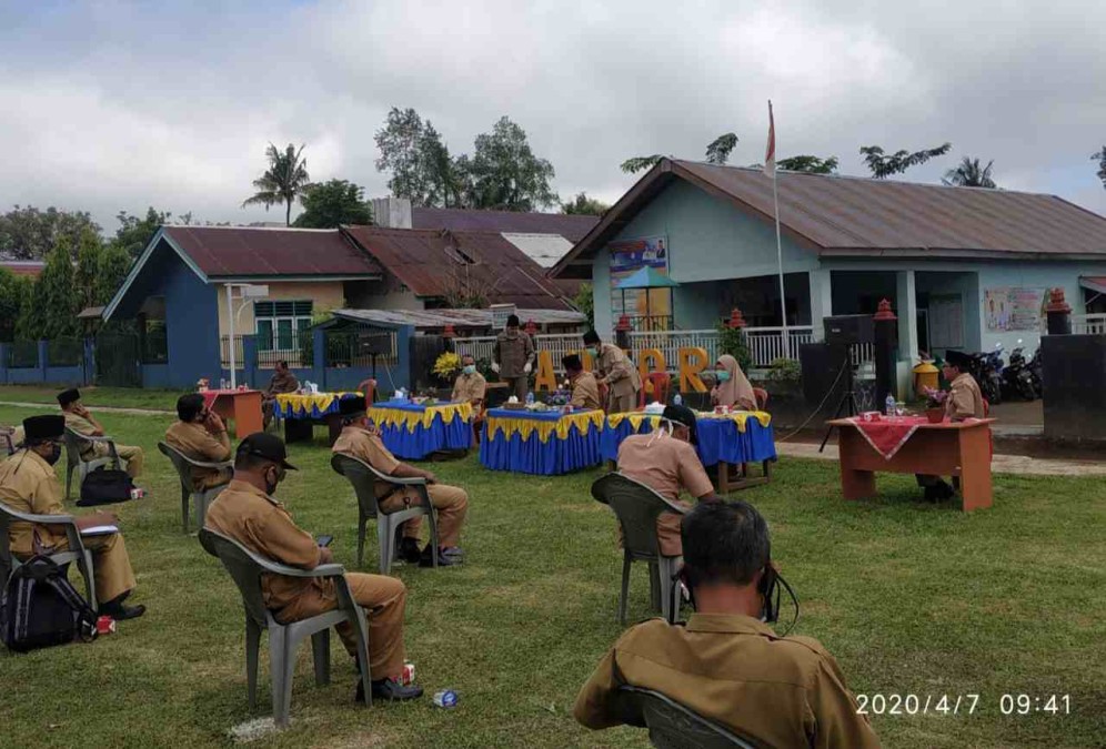 Camat Tugumulyo Ajak Stakeholder Waspada Penyebaran Covid-19