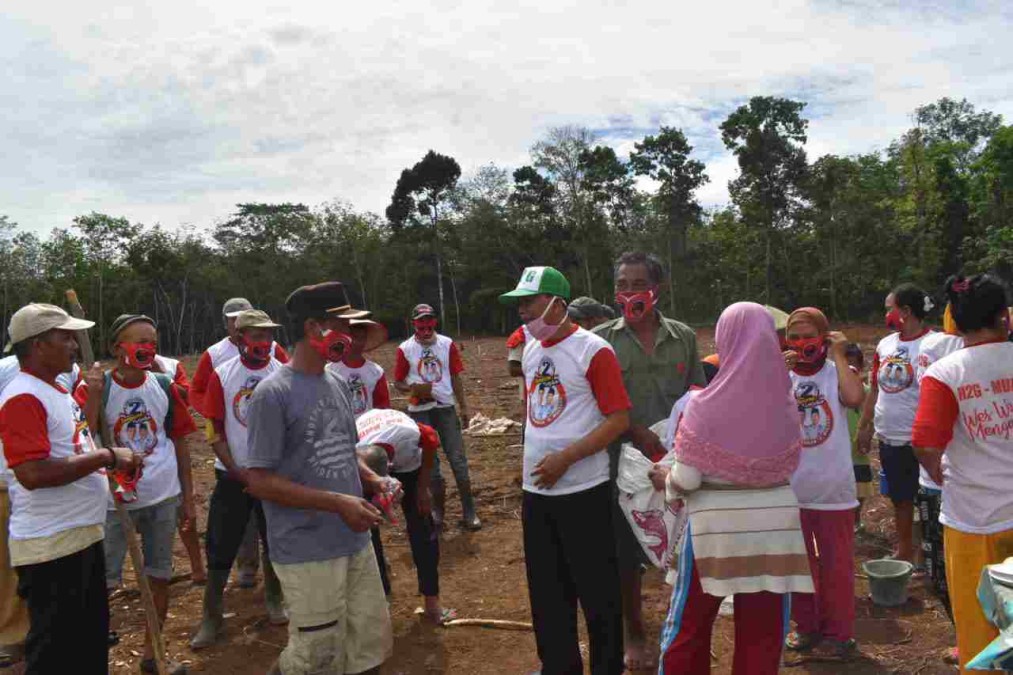 Masyarakat Antusias Sambut H Mulyana