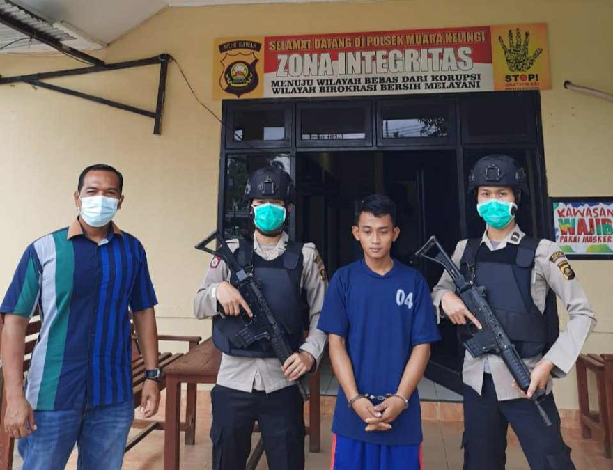 Polsek Muara Kelingi Bekuk Pencuri Mesin Senso dan HP
