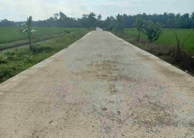 Belum Lama Dibangun, Jalan di Desa Karyadadi Mulai Rusak