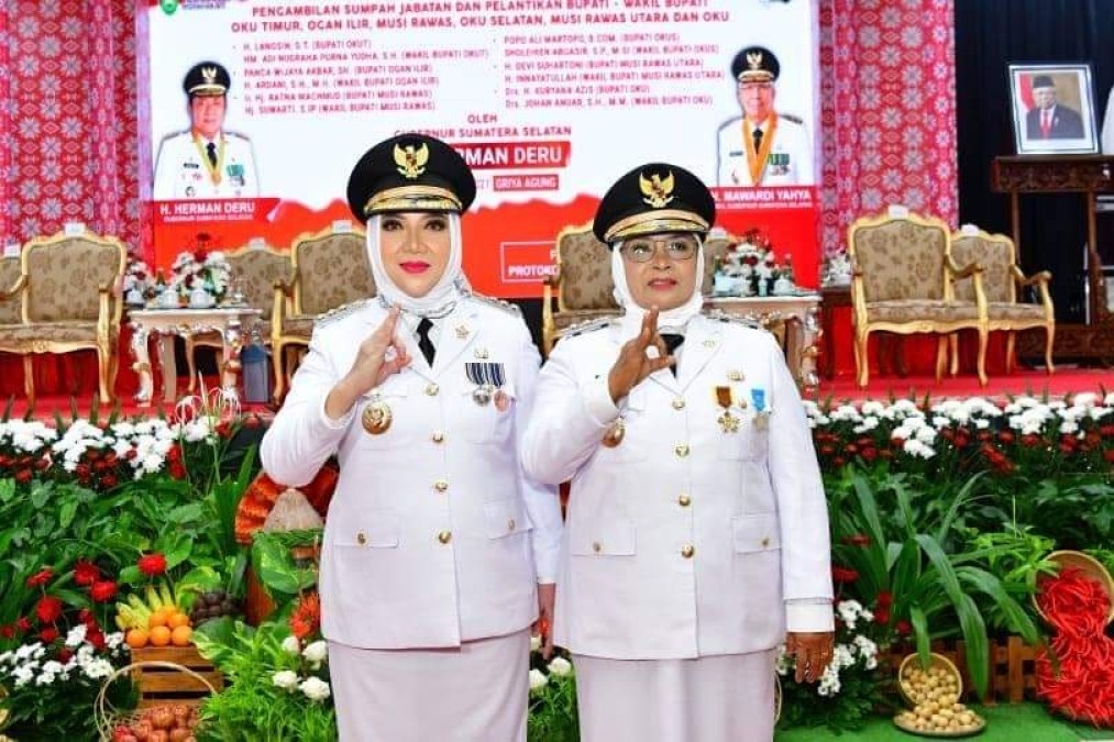 Ratna Machmud-Suwarti Resmi Pimpin Musi Rawas