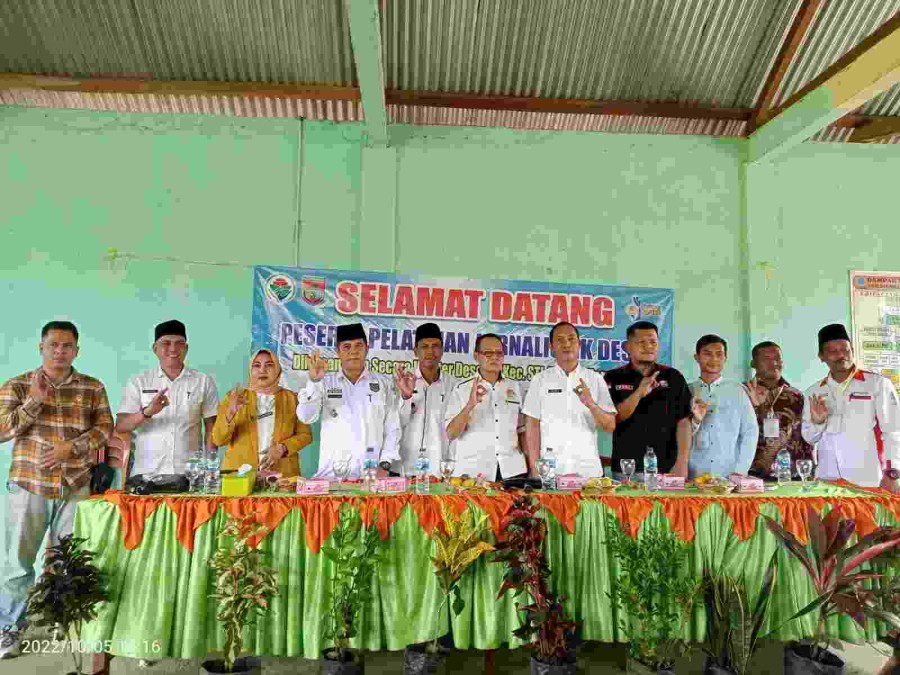 Seluruh Desa Sekecamatan STL Ulu Terawas Ikuti Pelatihan Jurnalistik
