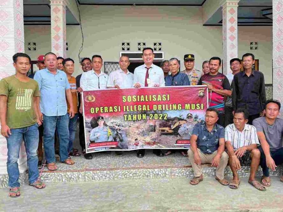Polres Mura Sosialisasi Operasi Illegal Drilling Musi