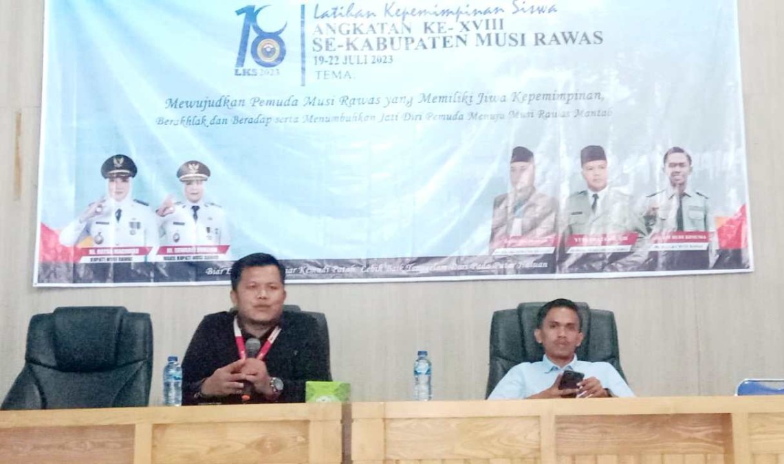 Rudi Rediansyah Isi Materi Kegiatan LKS Angkatan ke=XVIII