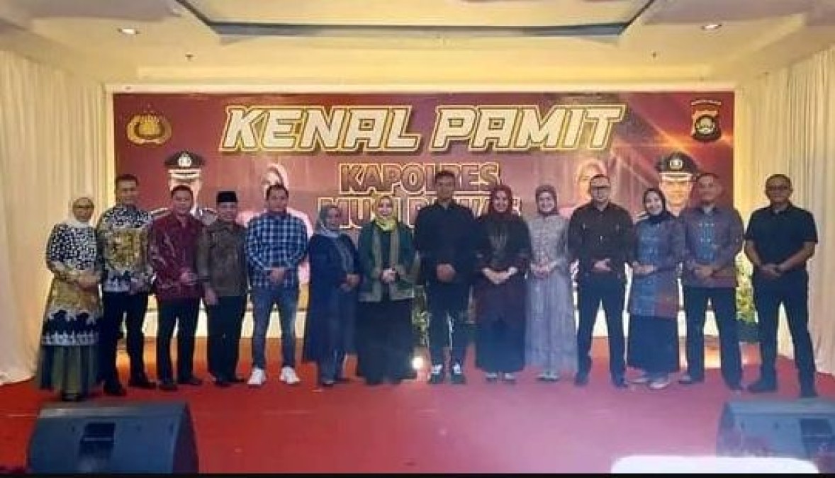 Ketua DPRD Mura Hadiri Malam Kenal Pamit Kapolres Mura