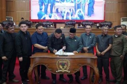 DPRD Musi Rawas MoU Tentang Program Perda Tahun 2024