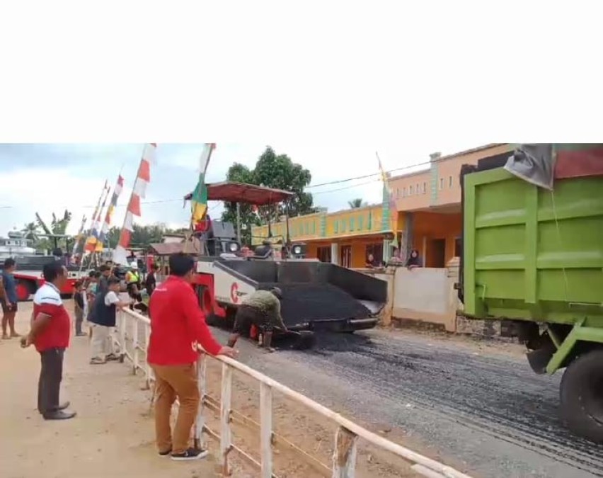 Kades Trimukti : Terima Kasih Ibuk Bupati Musi Rawas