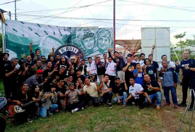 Ratusan Komunitas Bikers Lubuklinggau Gelar Konvoi Dukung Pasangan ROIS