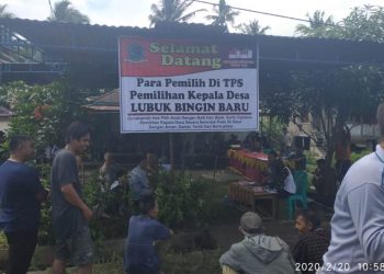 Pilkades Desa Lubuk Bingin Baru Berjalan Lancar