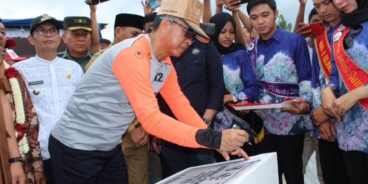 Bendungan Sungai Dulu Sukaraya Diresmikan