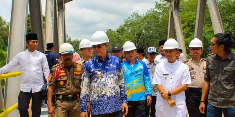 Jembatan Muara Megang Diresmikan