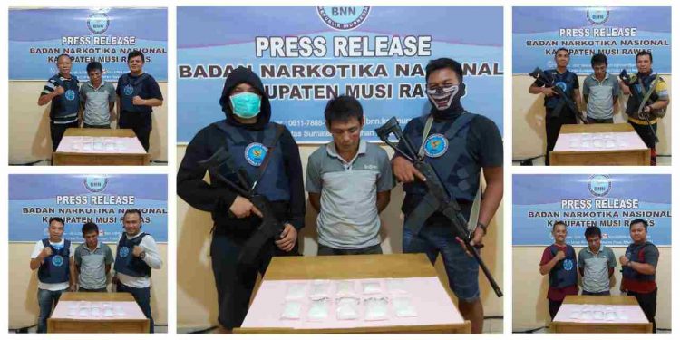 BNN Gabungan Amankan 876 Gram Sabu