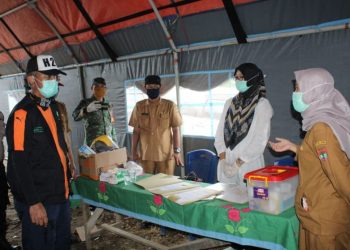 Antisipasi Covid-19, Bupati Mura Tinjau Kesiapan Personil Dilapangan