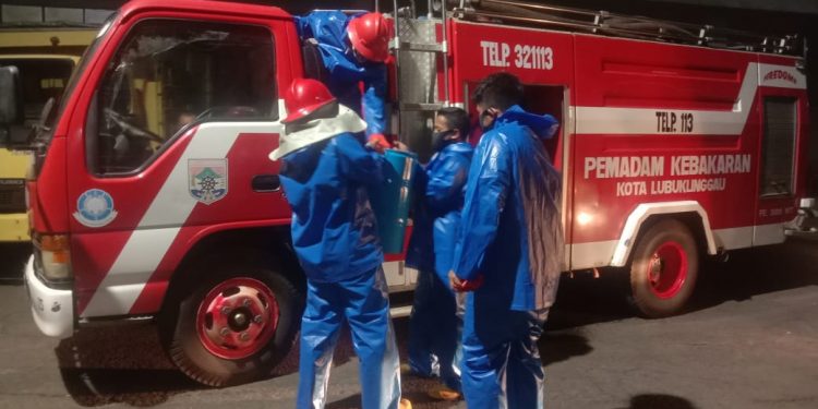 Dua RS di Lubuk Linggau Disemprot Disinfektan