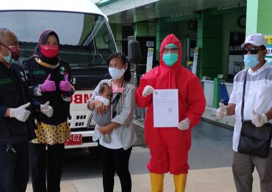 Bayi 3 Bulan PDP Musi Rawas Dinyatakan Sembuh