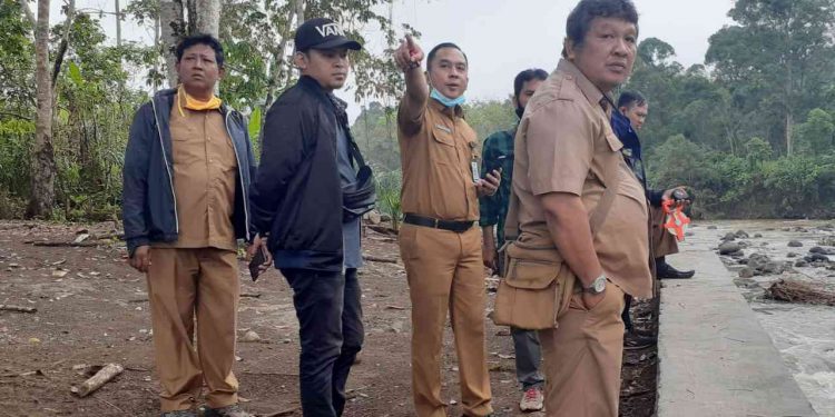 Antisipasi Longsor, Pemkot Lubuklinggau Bangun Perkuatan Bantaran Sungai