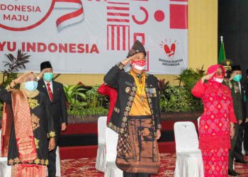 Bupati Mura Ikut Peringati HUT RI Ke 75 Via Vidcon