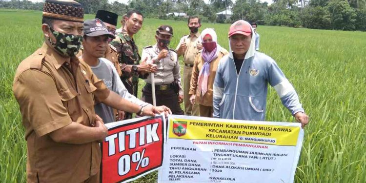 JITUT Kelurahan O Mangunharjo Mulai Dibangun