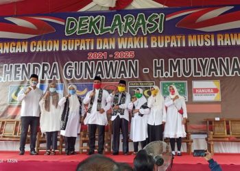 Deklarasi H2G-Mulyana, Parpol Pengusung Siap Berjuang