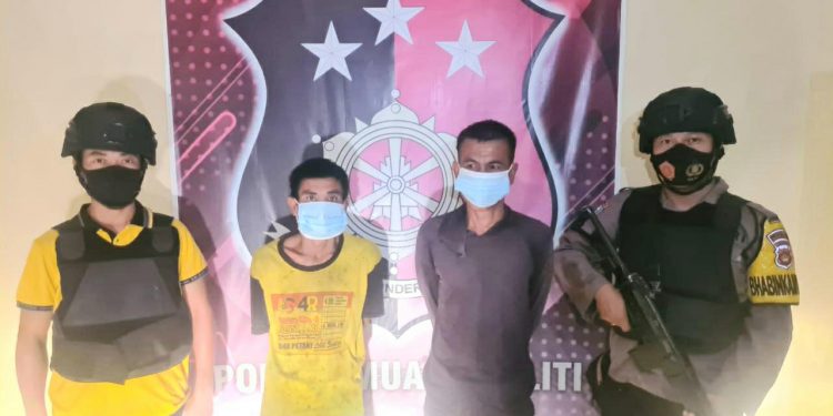Diduga Curi Sawit, Dua Pria Diamankan Polsek Muara Beliti