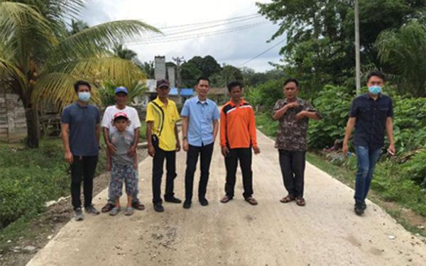 Pekerjaan Peningkatan Jalan Sp. 1 Pelita Jaya – Lubuk Pandan Telah Rampung