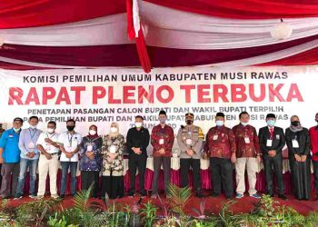KPU Mura Tetapkan Bupati dan Wabup Terpilih