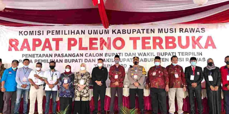 KPU Mura Tetapkan Bupati dan Wabup Terpilih