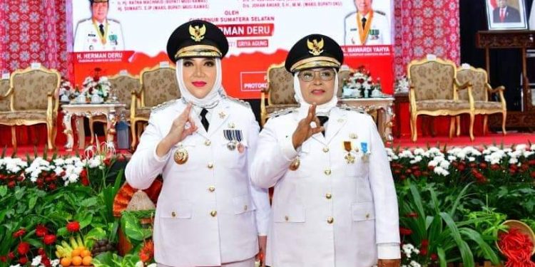 Ratna Machmud-Suwarti Resmi Pimpin Musi Rawas
