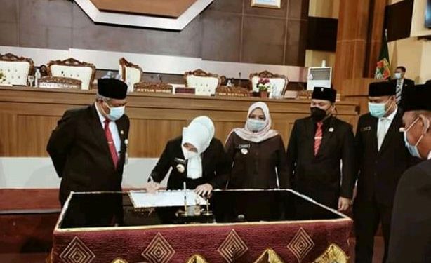 DPRD Musi Rawas Gelar Paripurna Penyampaian Pidato Bupati dan Wakil Bupati Terpilih 2021-2026