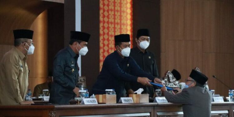 Raperda APBD Perubahan 2021 Kota Lubuklinggau Disahkan