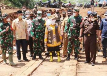 Bupati Musirawas Tinjau Progres Kegiatan TMMD