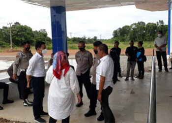 Peningkatan Jalan Akses Gedung Kantor Satpas Sedang Berlangsung