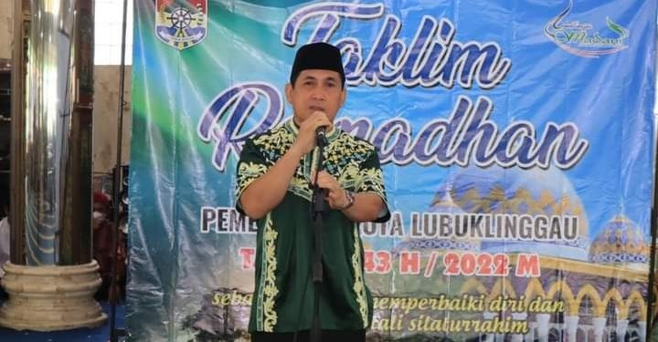Pemkot Lubuklinggau Gelar Taklim Ramadhan Perdana di Masjid Agung As-Salam