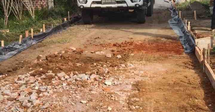 Jalan Suprapto Dicor Beton