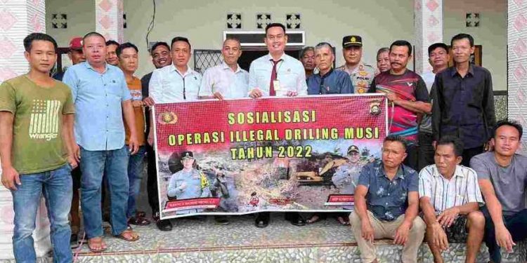 Polres Mura  Sosialisasi Operasi Illegal Drilling Musi