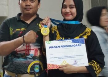 Wike Dean Meilani, Atlit Asta Musirawas Raih Medali Emas dalam Forprov Sumsel 2023