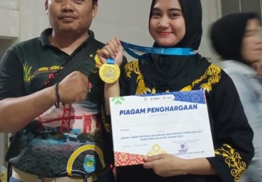 Wike Dean Meilani, Atlit Asta Musirawas Raih Medali Emas dalam Forprov Sumsel 2023