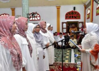 Bupati Musi Rawas Kukuhkan Pengurus Pengajian Musi Rawas MANTAB Tingkat Kecamatan Selangit