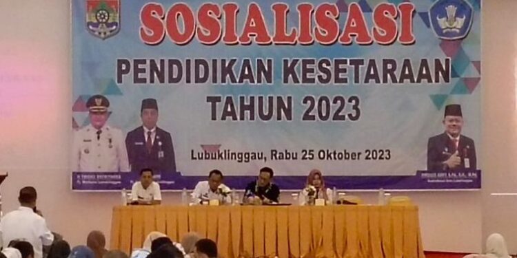 Dinas Pendidikan Kota Lubuklinggau Sosialisasikan Program PKBM