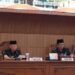 Rapar Paripurna DPRD Kota Lubuklinggau Mendengarkan Pandangan Umum Fraksi