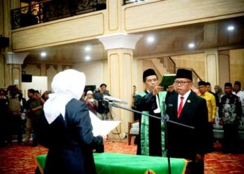Drs. Ali Sadikin, M.Si Dilantik Sebagai Sekda Defenitif Kabupaten Musi Rawas