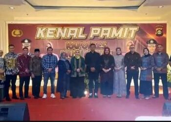 Ketua DPRD Mura Hadiri Malam Kenal Pamit Kapolres Mura
