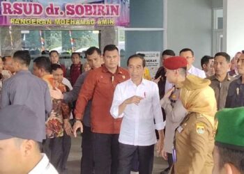 Presiden RI Kunjungi RS Dr Sobirin Kabupaten Musi Rawas