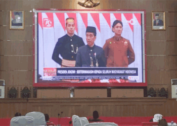 Rapat Paripurna DPRD Musi Rawas Dengarkan Pidato Kenegaraan Presiden Republik Indonesia