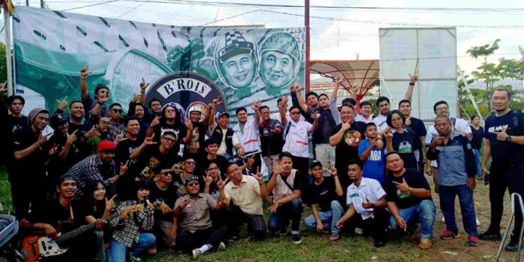 Ratusan Komunitas Bikers Lubuklinggau Gelar Konvoi Dukung Pasangan ROIS