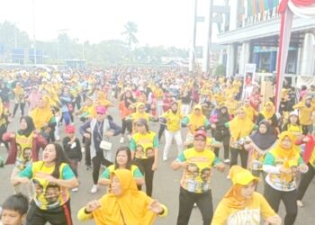 Tanpa Artis Senam Sehat ROIS Tetap Ramai dan Meriah