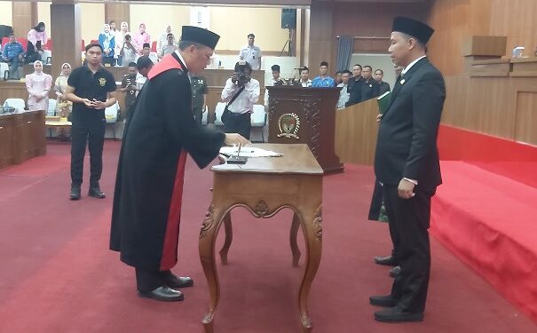 Wakil Ketua II DPRD Kabupaten Musi Rawas Resmi Dilantik